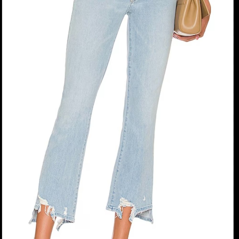 MOTHER Jeans - The Insider Crop Step Chew